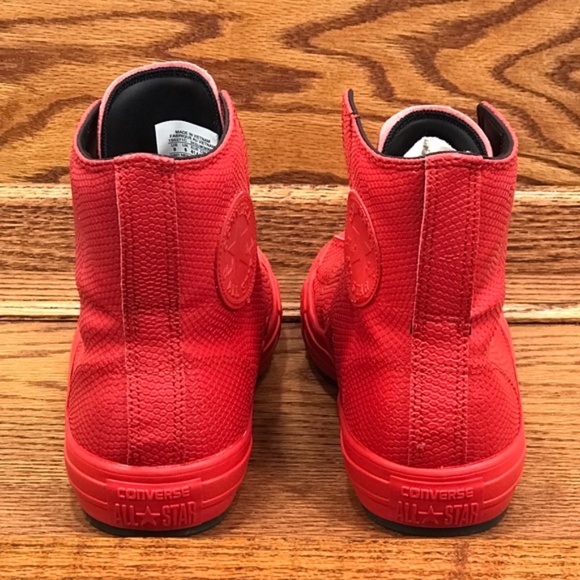 Converse CTAS Alpha Hi Red Red Light Blue Shoes - Picture 5 of 7